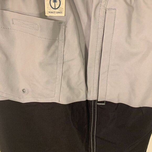 Trinity Coast Swim Trunks X-Small Grey & Black - Picture 7 of 7